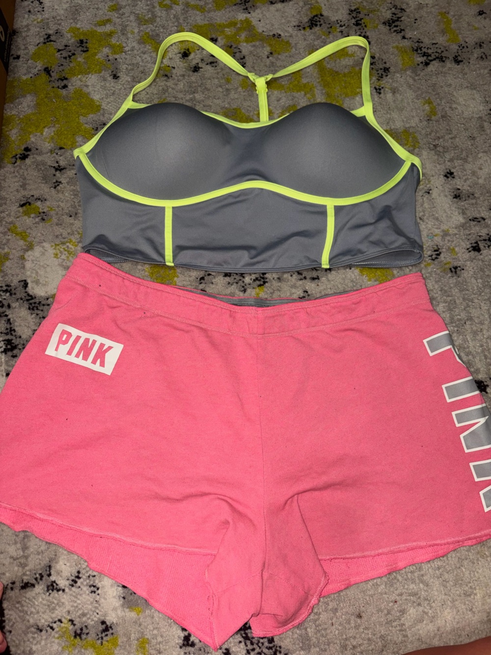 PINK Victoria's Secret Top & Shorts BUNDLE